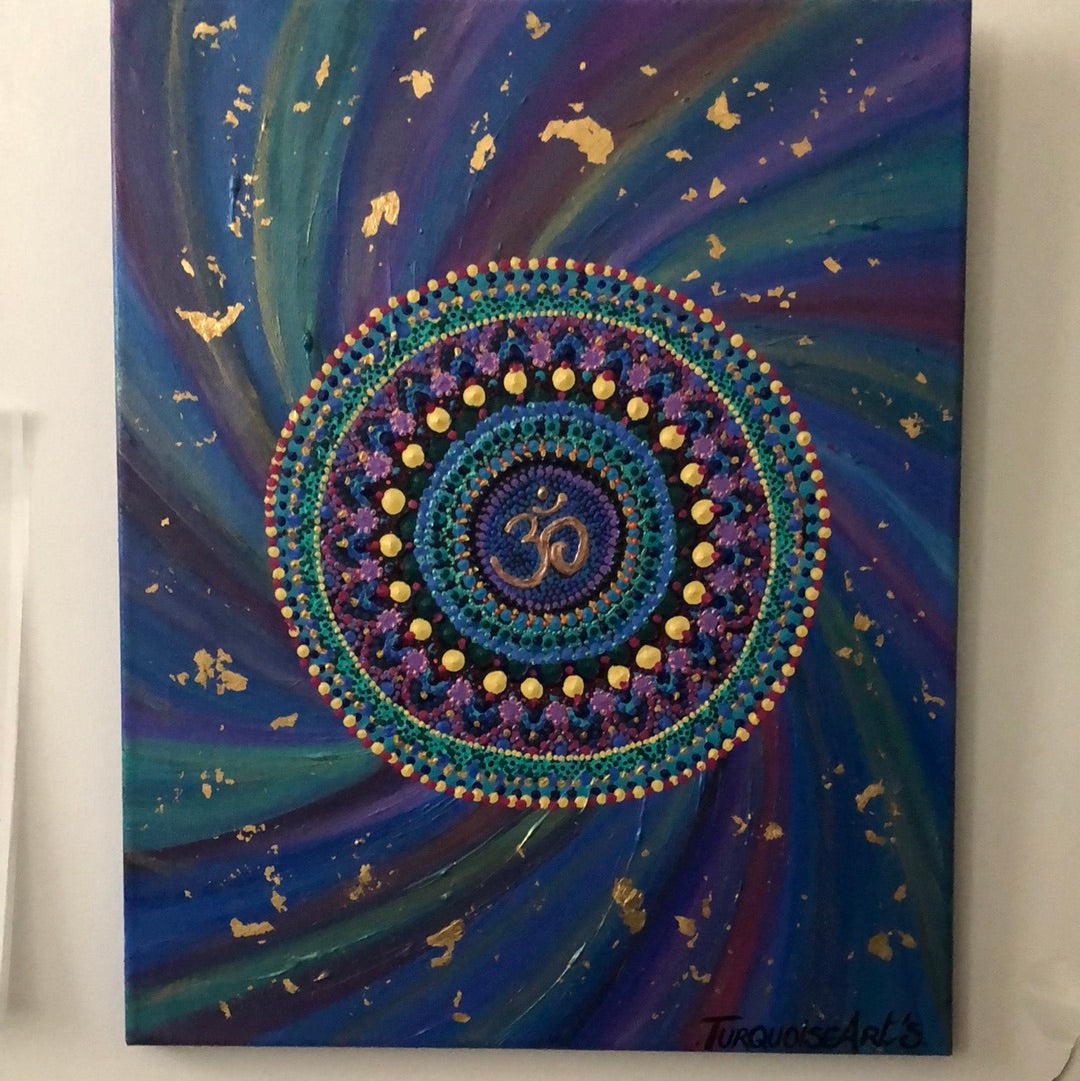 Toile énergétique « la vibration du son dans l’univers ».