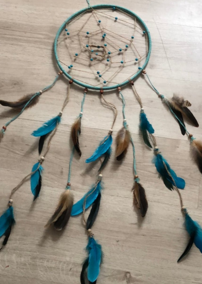 Attrape rêves bleu lagon