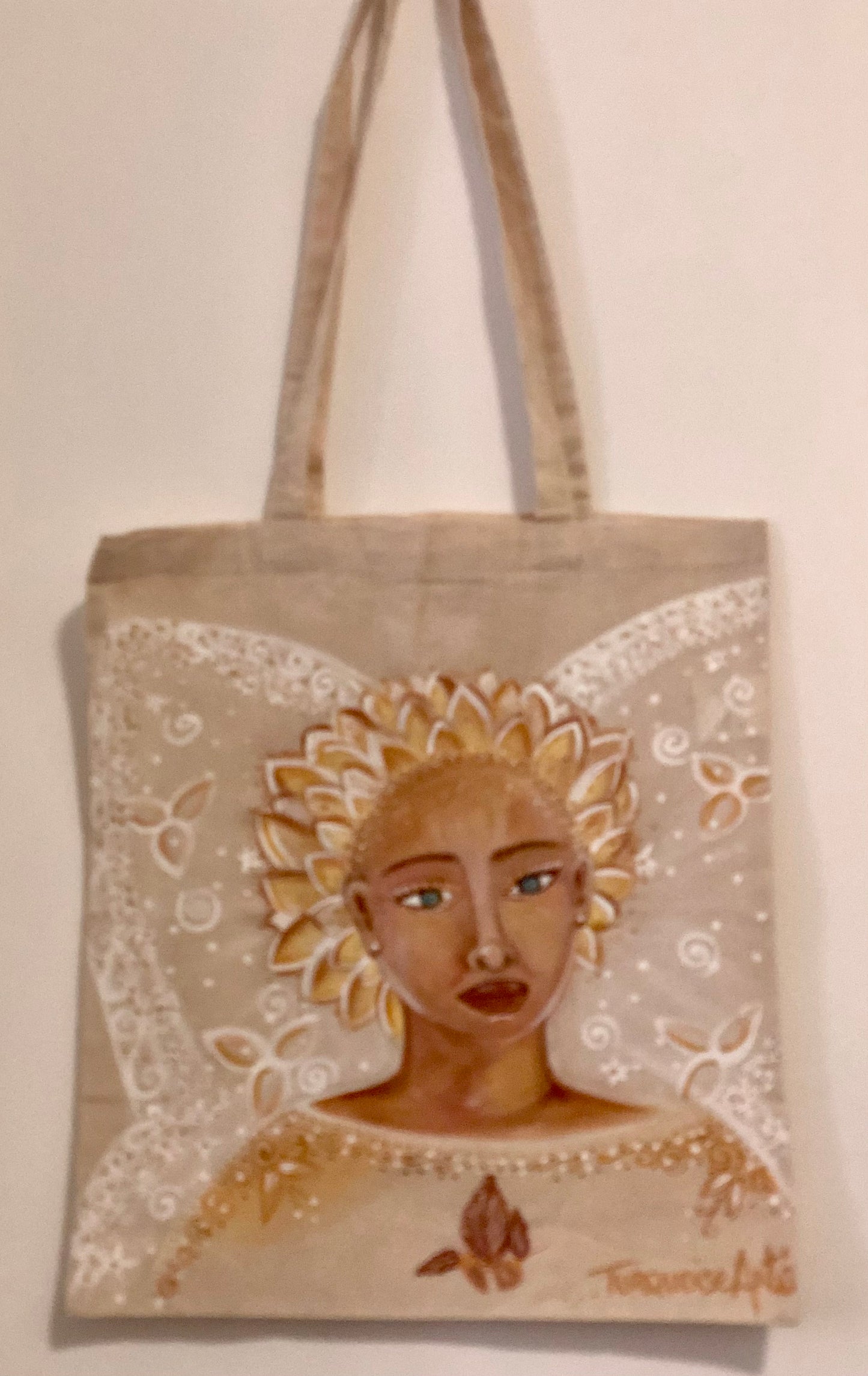 Sac en coton peinture féerique