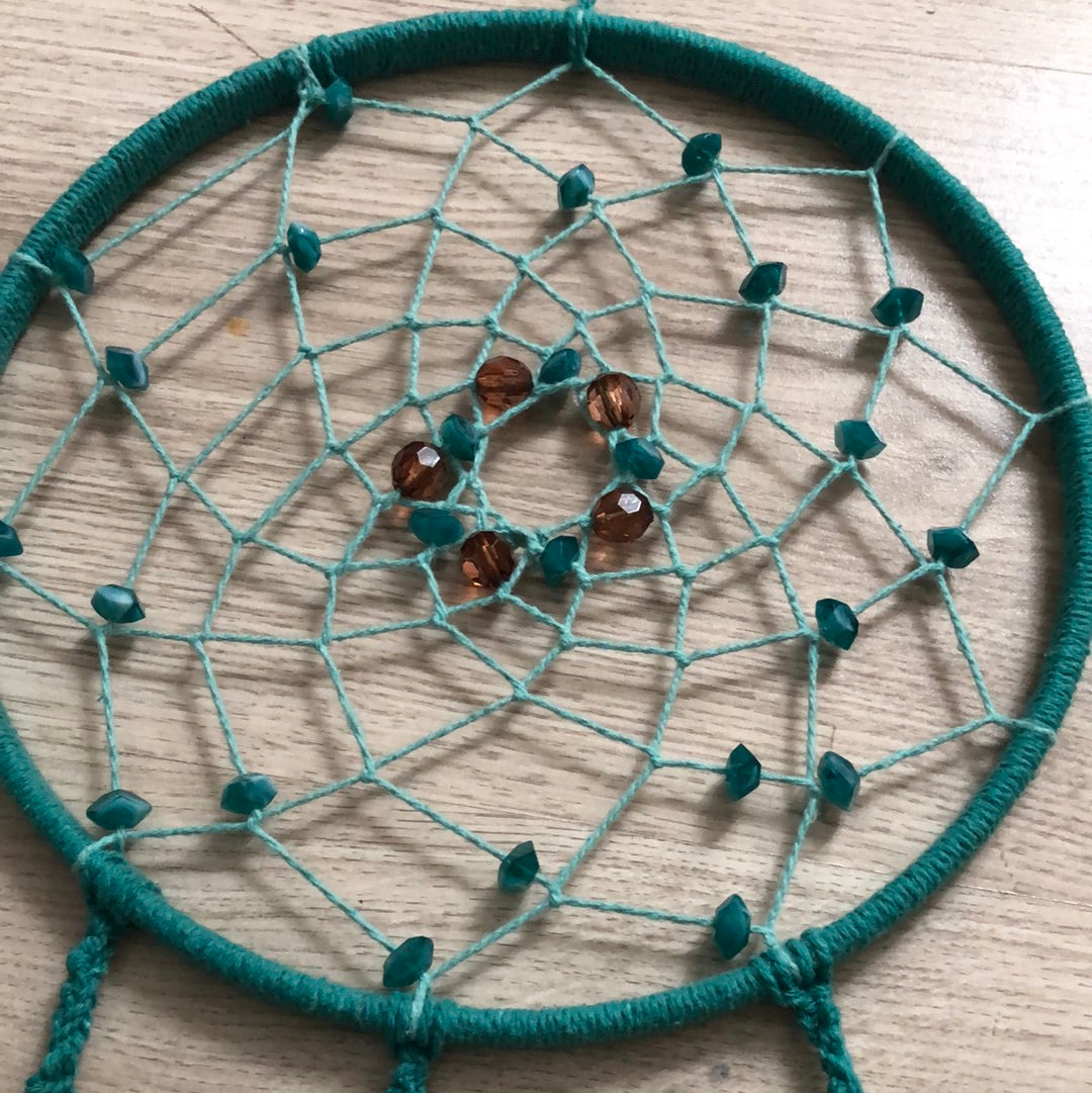 Attrape rêve turquoise