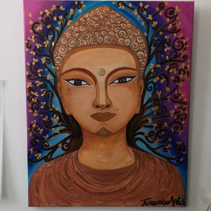 Toile énergétique « Petit bouddha ».