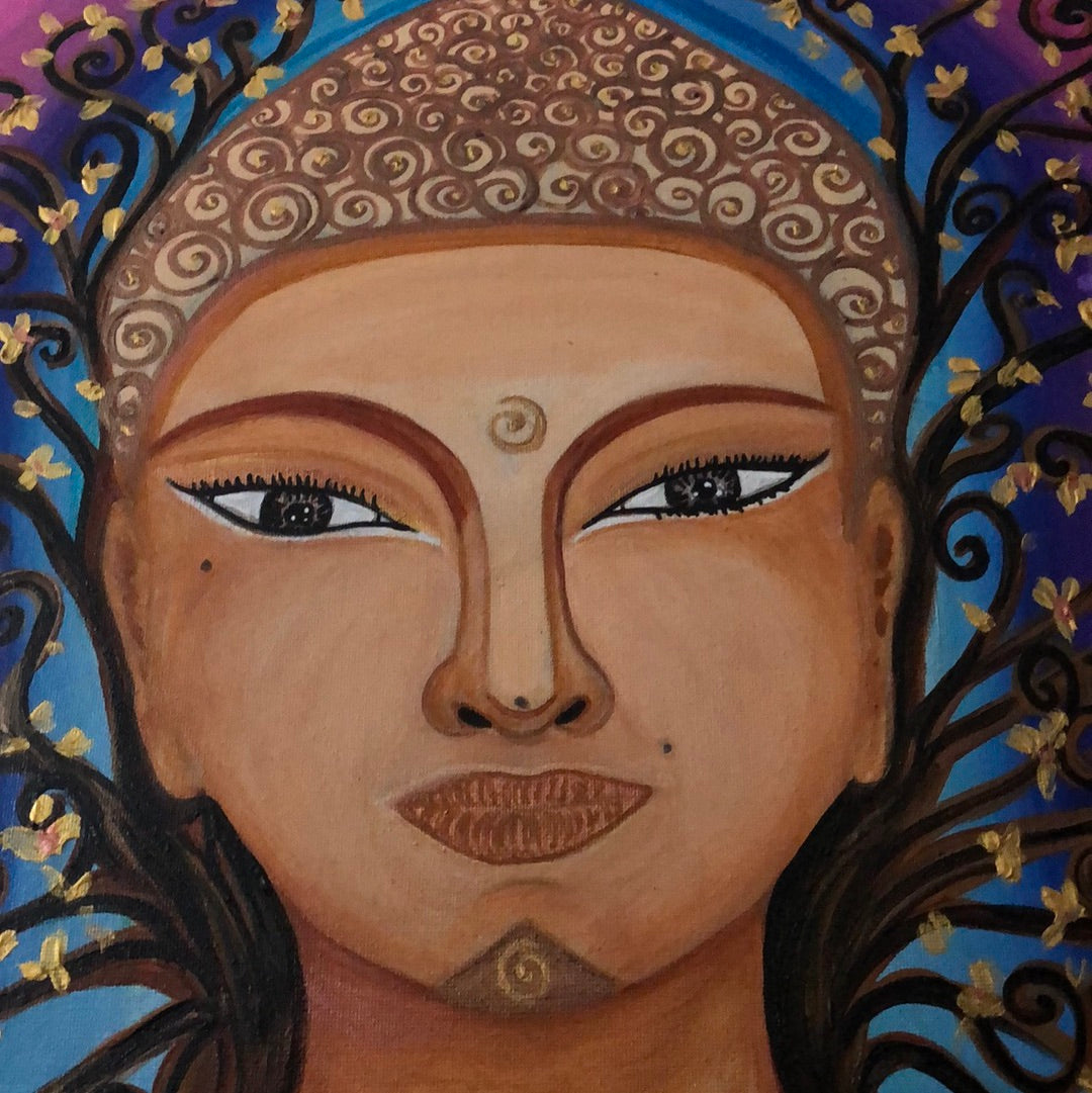 Toile énergétique « Petit bouddha ».