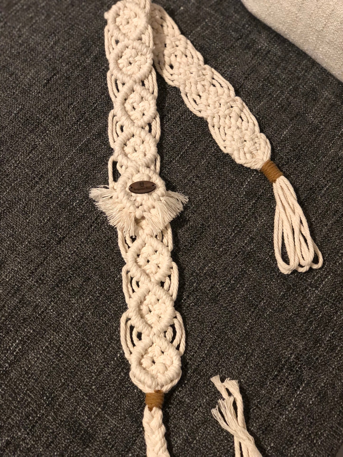 Sangle de portage pour tambour chamanique.
